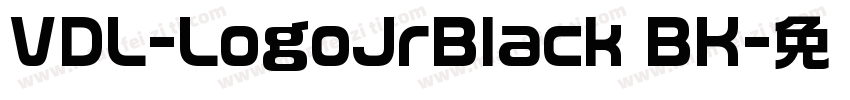 VDL-LogoJrBlack BK字体转换